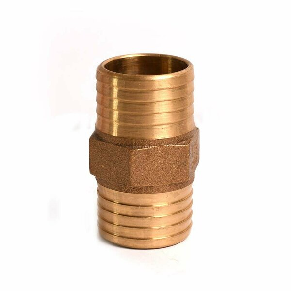 Thrifco Plumbing 1 1/2 BRASS INSERT COUPLING 6522114